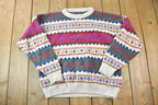 Vintage 1990s Old Glory Knit Crewneck Sweater