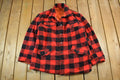 Vintage 1960s 1970s Buffalo Plaid Hunting Jacket Men's Large