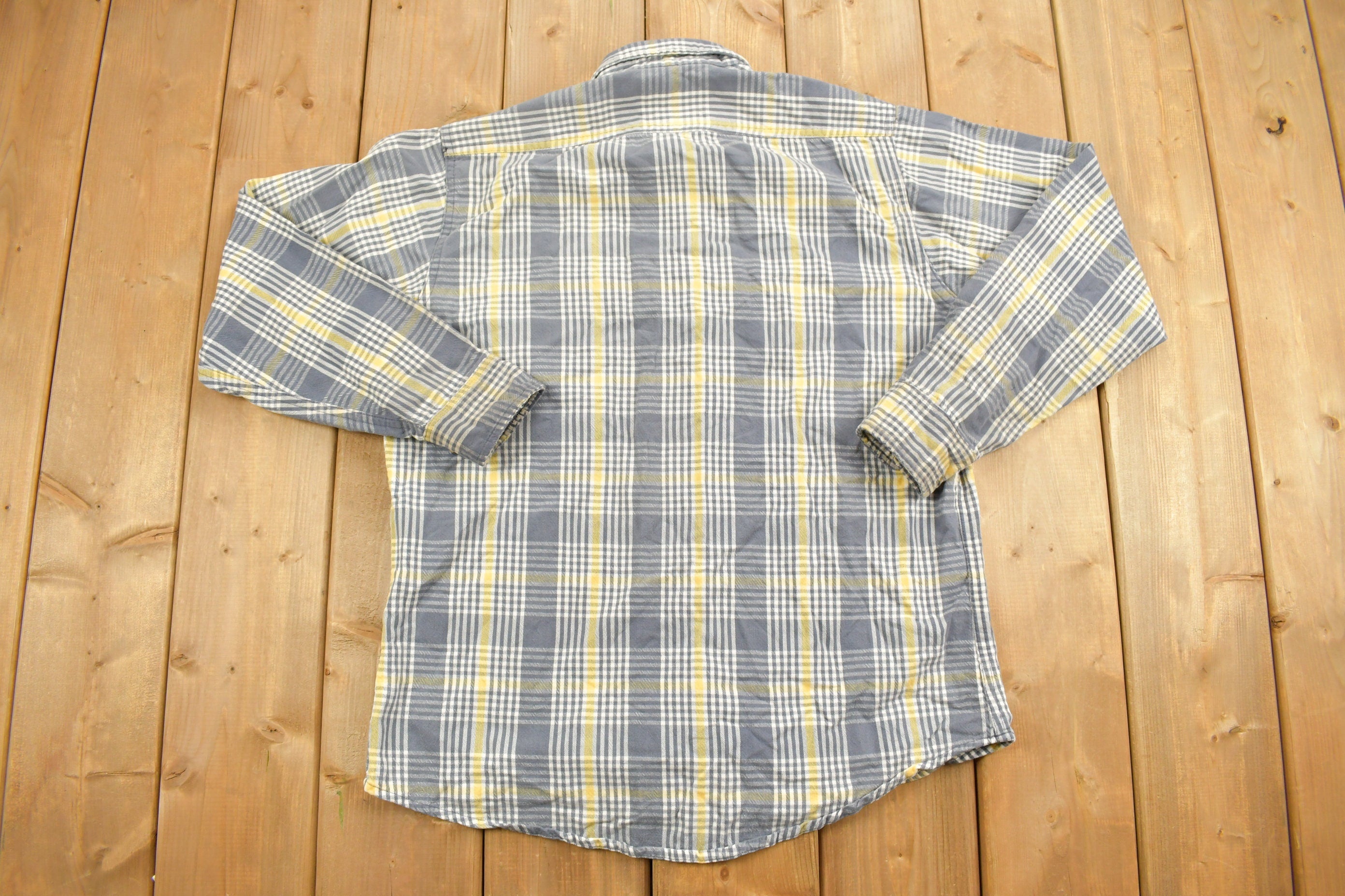 Vintage 1990s OshKosh Plaid Button Up Shirt