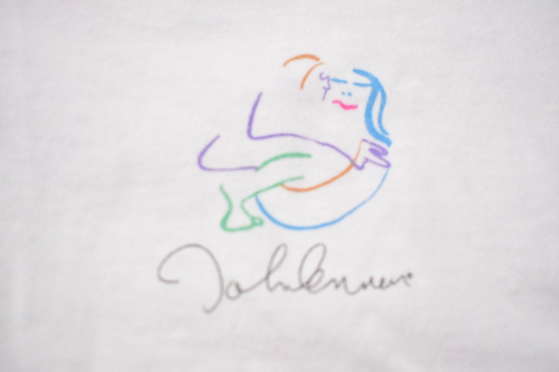 Vintage 1990s John Lennon Yoko Ono Band T-shirt