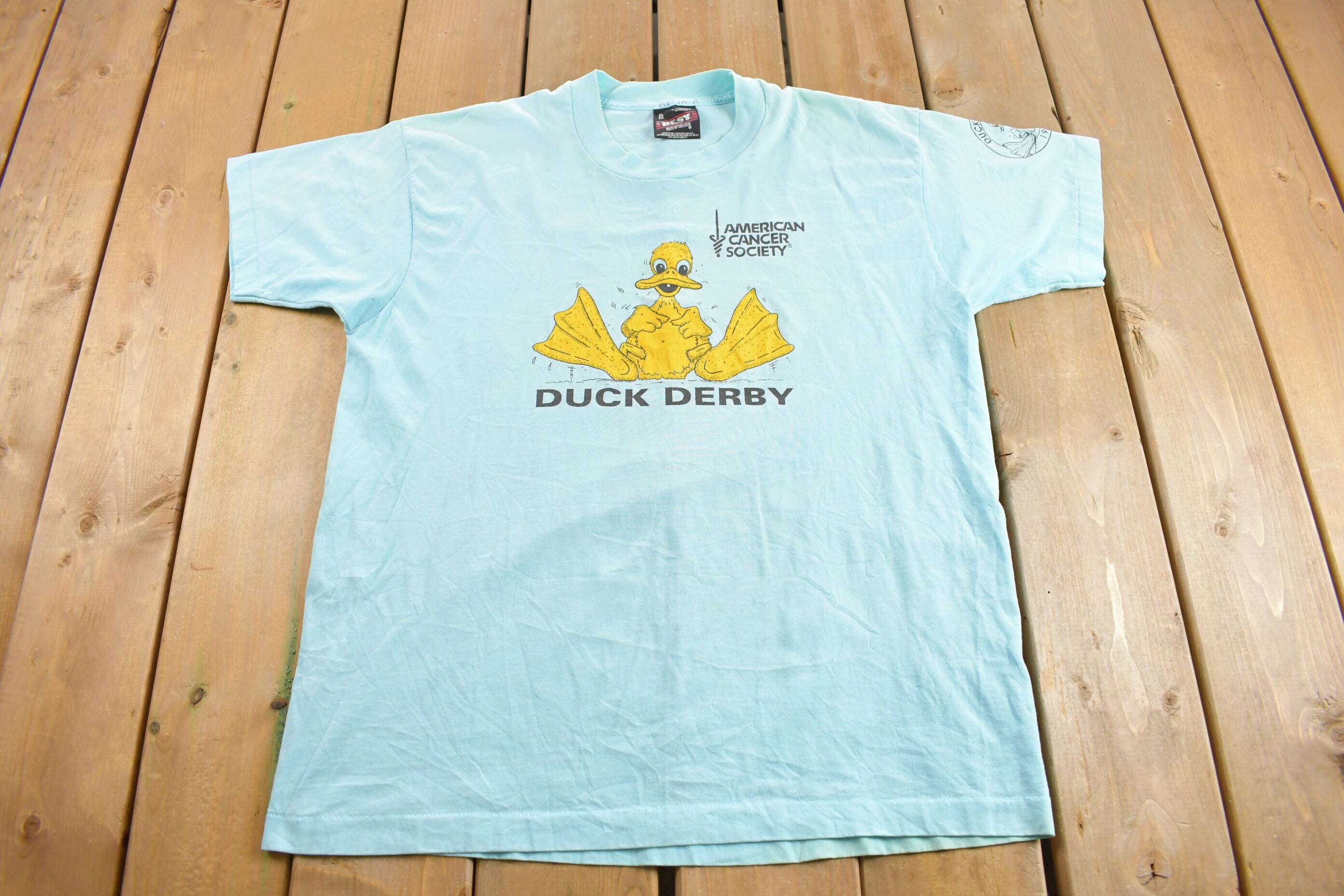 Vintage 1996 Duck Derby Graphic T-Shirt