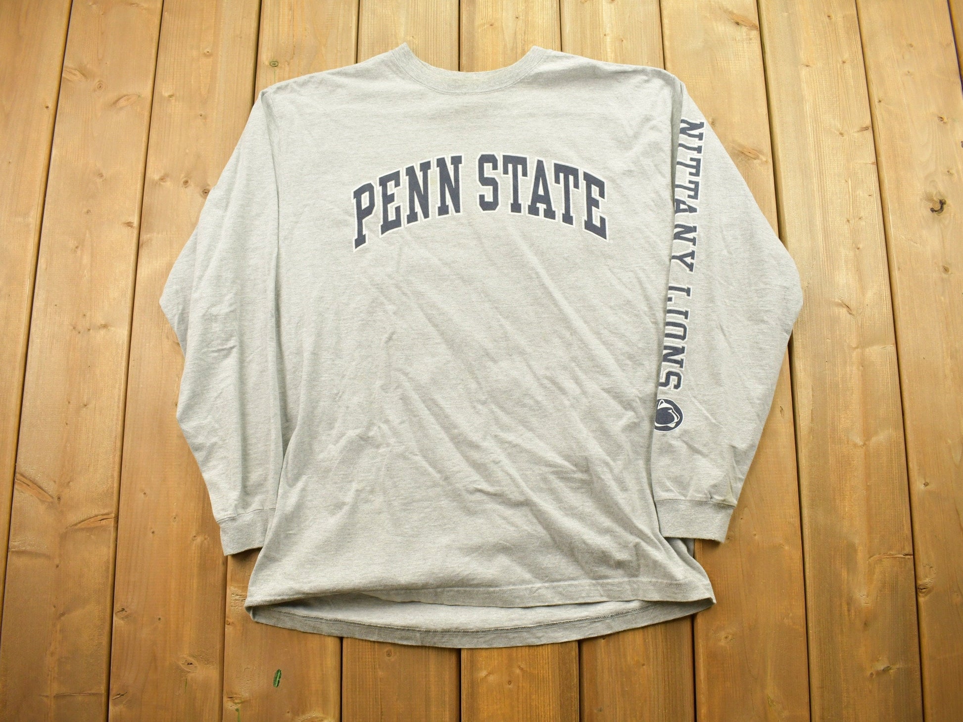 Vintage 1990s Penn State University Nittany Lions Long Sleeve T Shirt / NCAA T Shirt / Sportswear / Penn State / Jansport