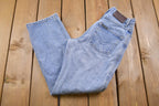 Vintage 1990s Harley Davidson Light Wash Denim 26 x 28