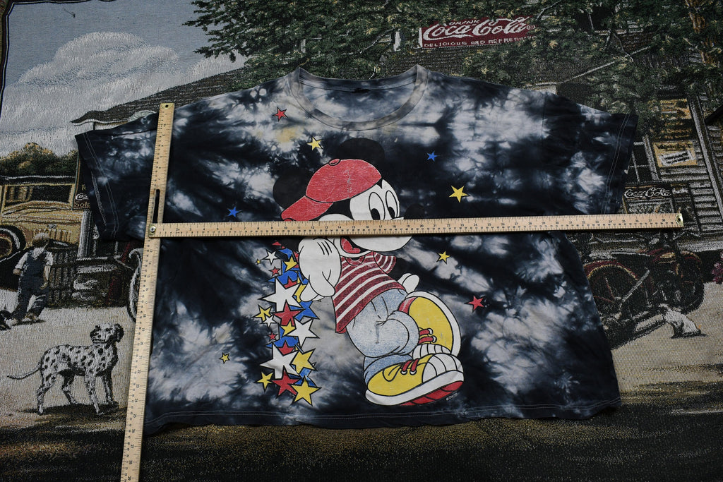 Vintage 1990s Disney Mickey Mouse Cartoon Graphic T Shirt