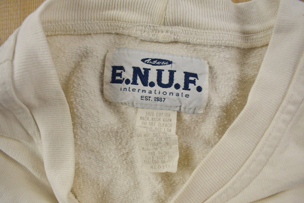 Vintage 1990s Enuf Internationale Embroidered Graphic Crewneck Sweatshirt