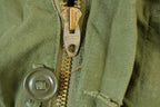 Vintage 1960s Military Button Up Army Jacket