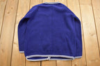 Vintage 1990s Blue Cardigan Sweater