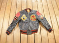 Vintage 1950s CPLS Basketball Club Leather Jacket