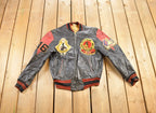 Vintage 1950s CPLS Basketball Club Leather Jacket