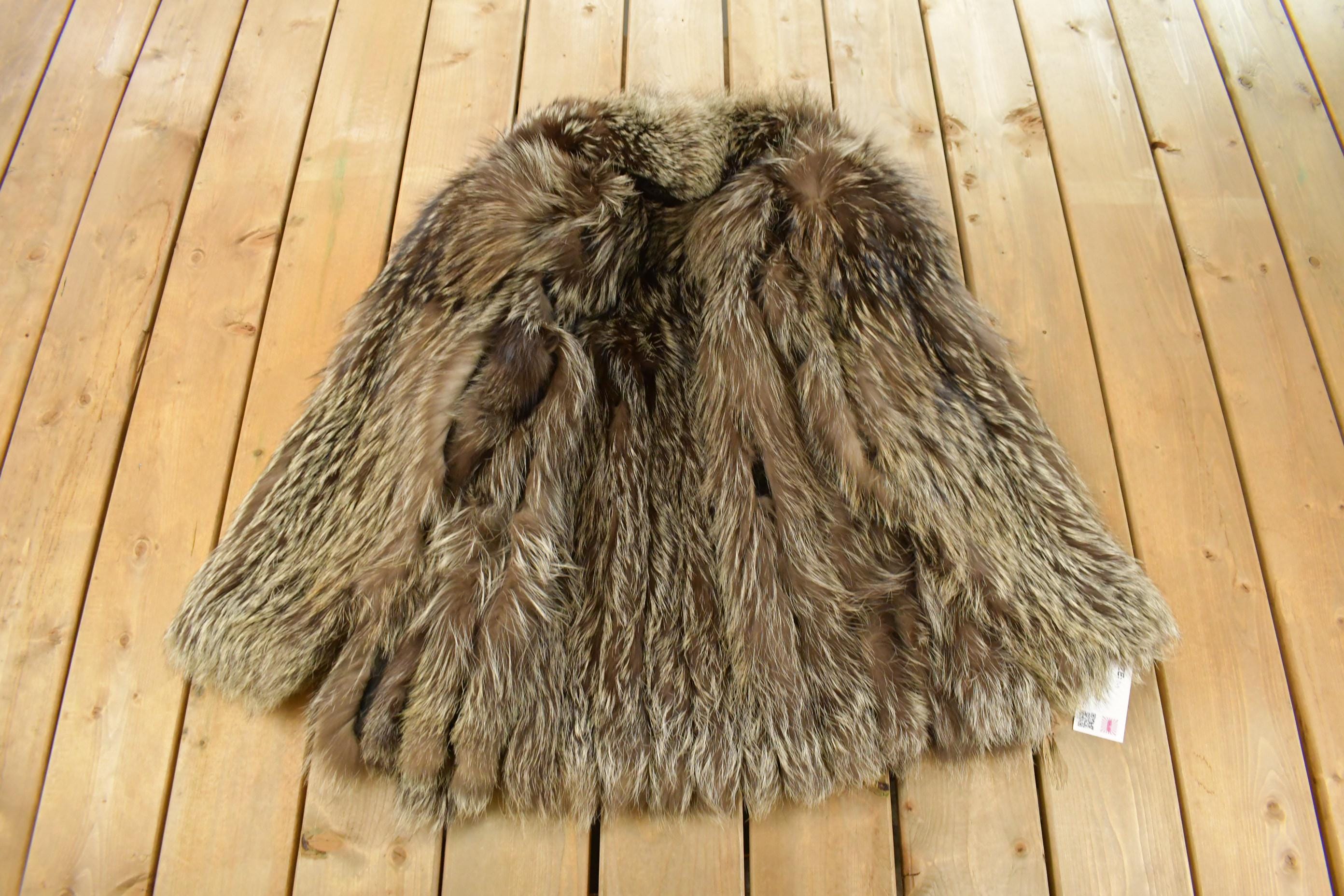 Vintage 1980s Saga Fox Fox Fur Jacket Women's Large