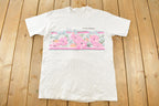 Vintage 1990s Cal State Fullerton Floral Single Stitch T-Shirt Men's Large