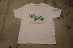 Vintage 1980s Browallia Flower Graphic T Shirt