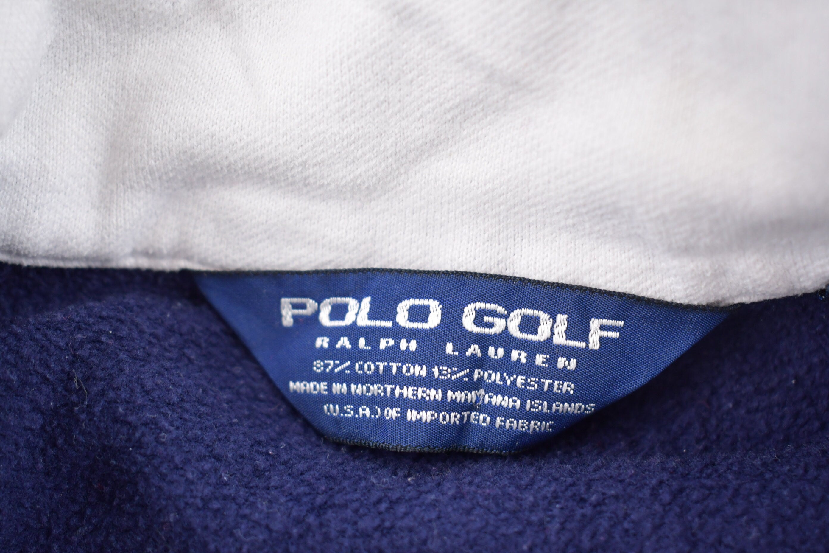 Vintage 1990s Polo Golf Fleece Sweater
