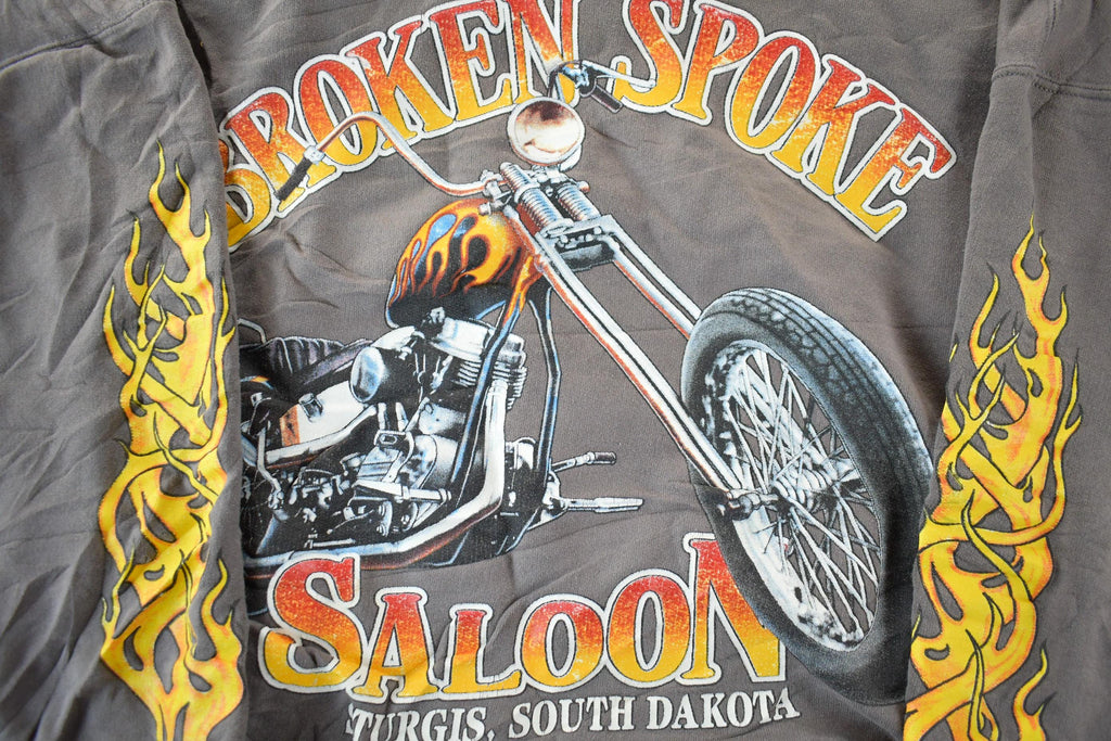 Vintage 2000 Sturgis Motorcycle Rally Biker Graphic Crewneck Sweatshirt