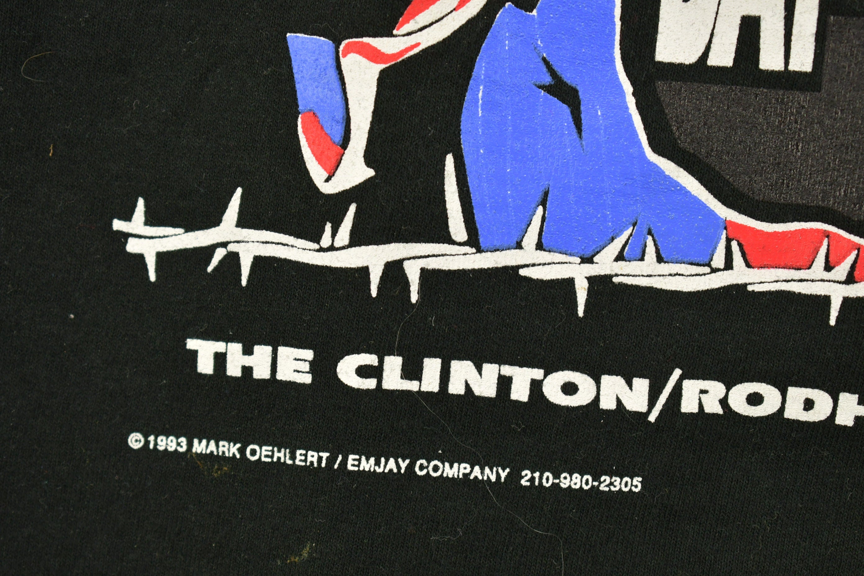 Vintage 1993 America Held Hostage Graphic T Shirt