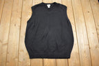 Vintage 1990s L.L. Bean Men's V Neck Knit Cardigan Sweater