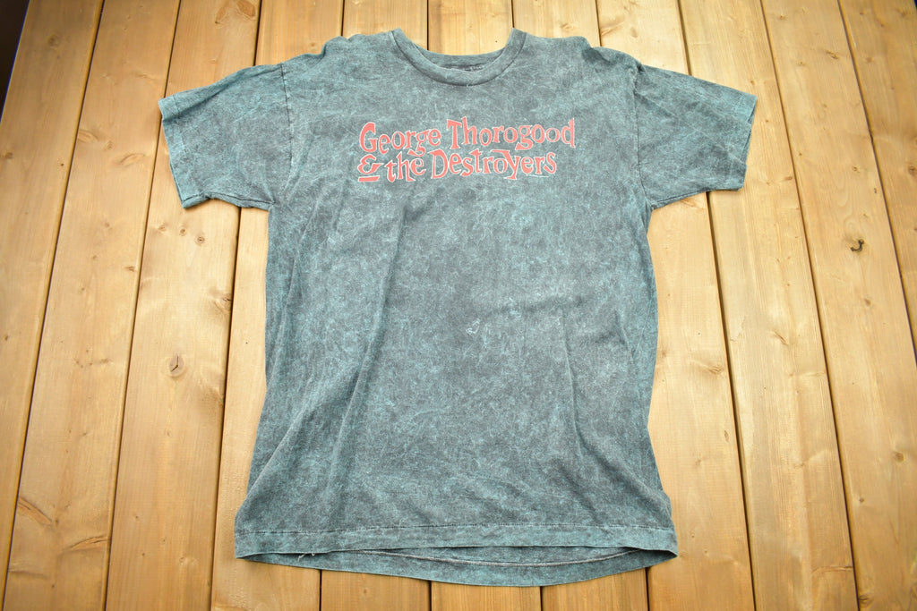 Vintage 1995 George Thorogood & The Destroyers Tie Dye Band Tee