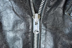 Vintage 1960s Harley Davidson Leather Motorcycle Jacket With Belt Made In USA