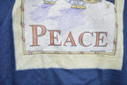 Vintage 1990s Laura Trayser Peace Theme Crewneck Sweater