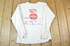 Vintage Y2K Coca Cola Reeds Lake Triathlon Souvenir Single Stitch Graphic Print T-Shirt Made In