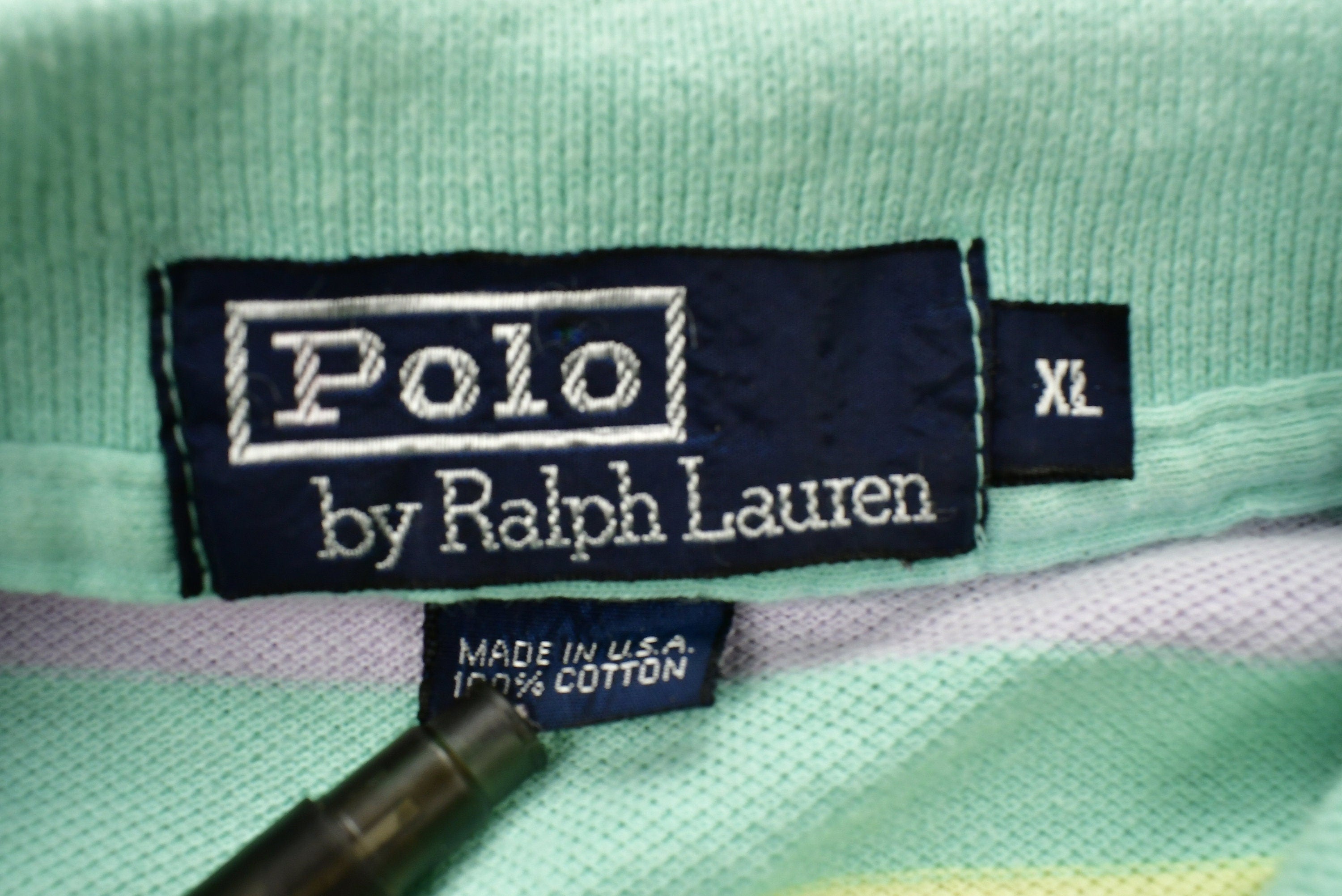 Vintage Polo Ralph Lauren Small Pony Polo Shirt Made In USA