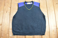 Vintage 1990s Knit V-Neck Sweater Vest