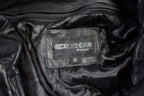 Vintage 1990s Cruiser By Sofari Cafe Racer Black Leather Jacket