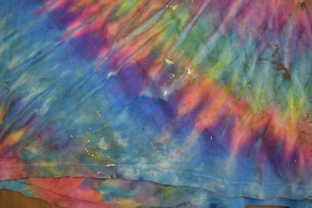 Vintage 1990s Tie Dye Graphic T Shirt