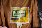 Vintage 1980s Brimaco Leather Cafe Racer Jacket