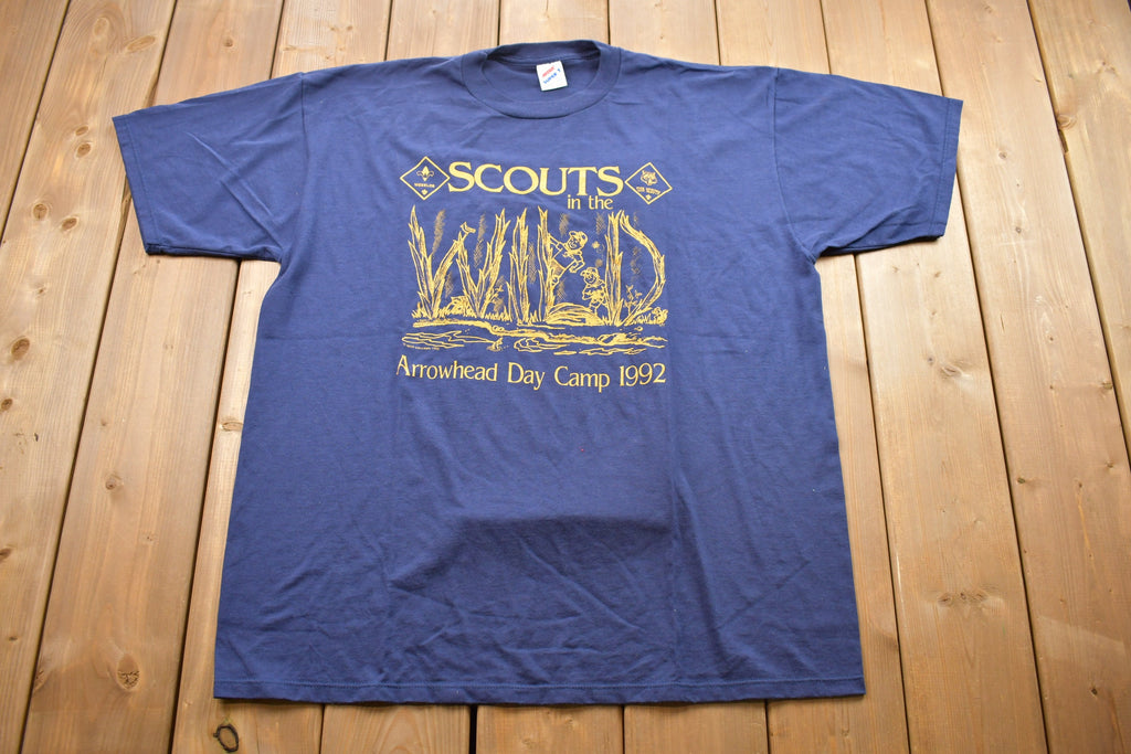Vintage 1992 Scouts Arrowhead Day Camp 1992 Graphic T Shirt