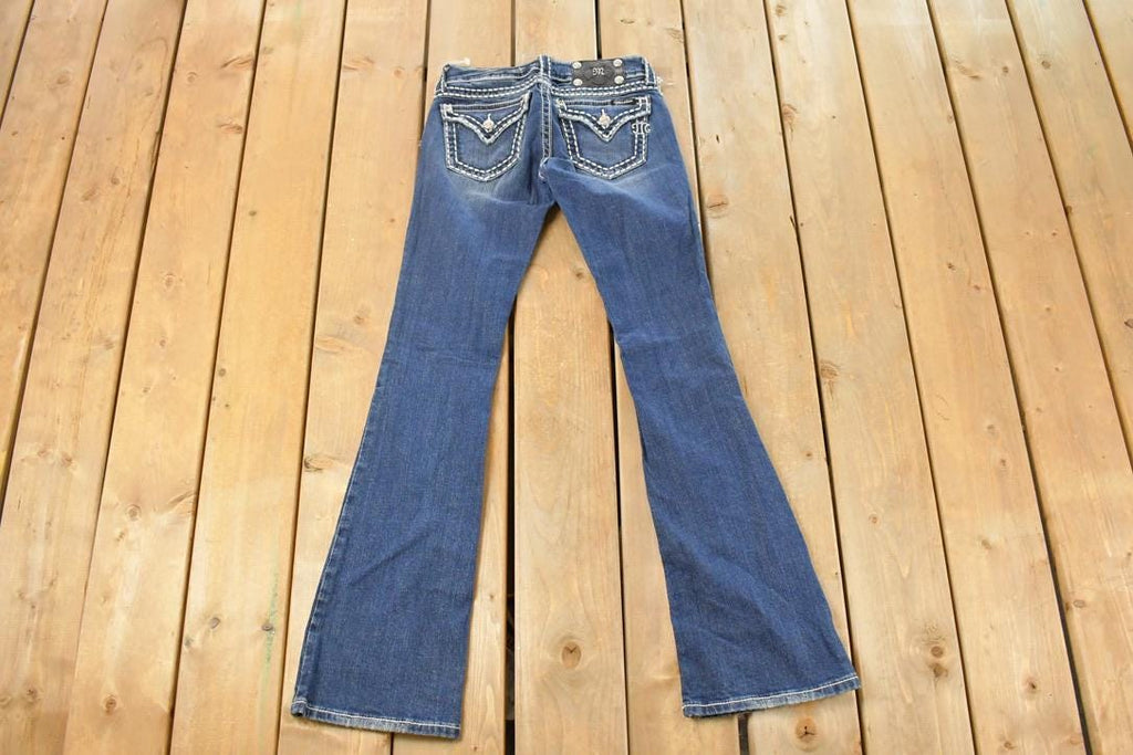 Vintage Deadstock Y2K Miss Me Bedazzled Low Rise Jeans Women's Size 26x31