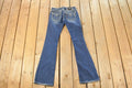 Vintage Deadstock Y2K Miss Me Bedazzled Low Rise Jeans Women's Size 26x31