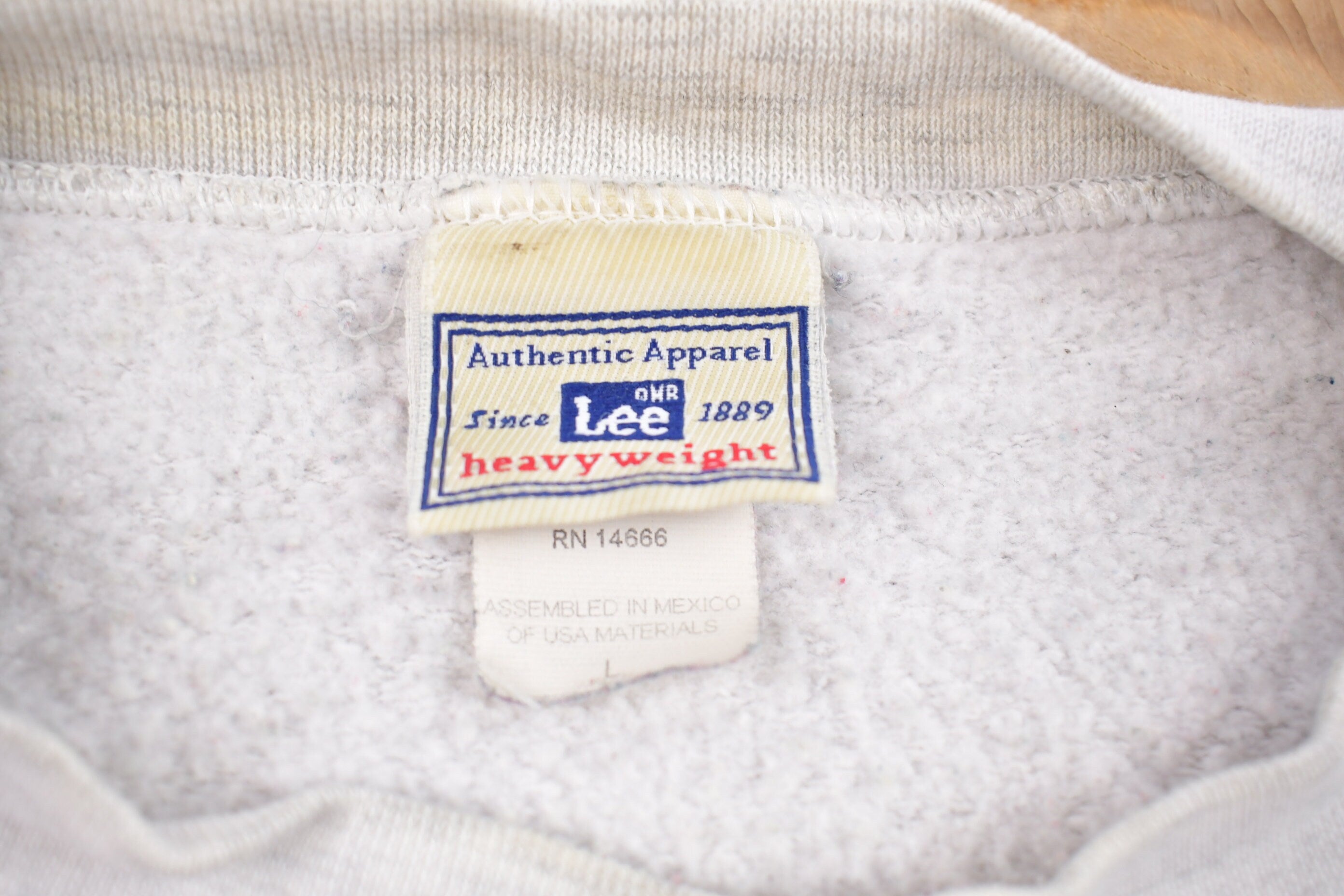 Vintage 1990s Lee Heavyweight Marine Crewneck Sweatshirt
