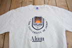 Vintage 1990s University Of Akron Collegiate Album Crewneck  Russell Athletics  Sportswear  Americana  Made in USA