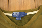 Vintage 1980s Polo Ralph Lauren Small Pony Raglan Crewneck Sweatshirt