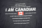 Vintage 1990s I AM CANADIAN Carnarvon Souvenir T Shirt