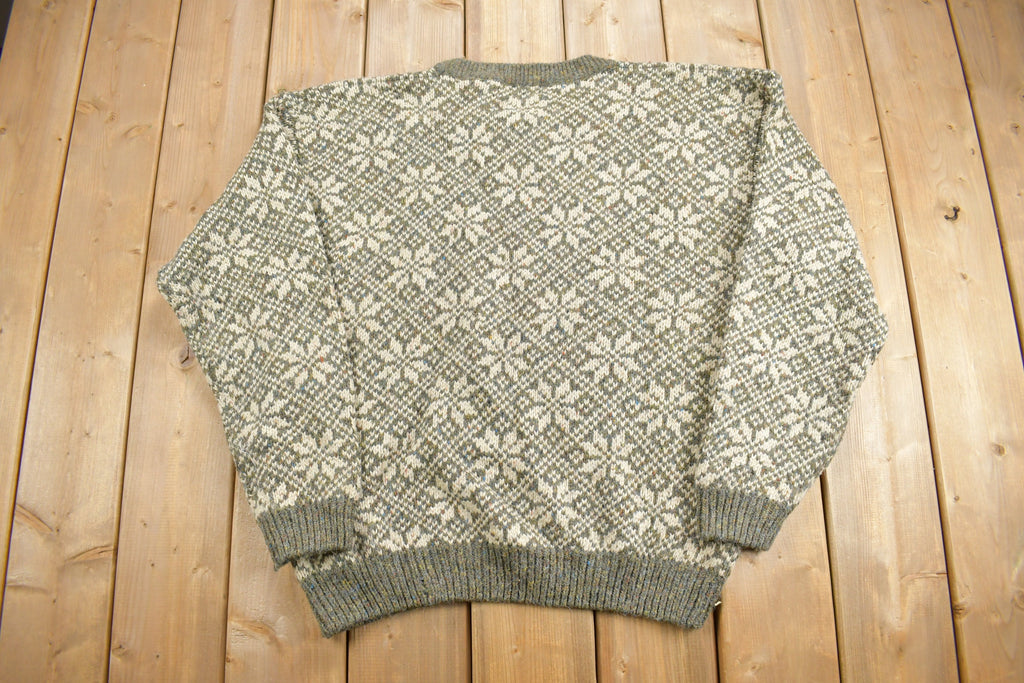 Vintage 1990s St Johns Bay Knit Crewneck Sweater