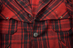 Vintage 1980s Buffalo Plaid Wool Jacket