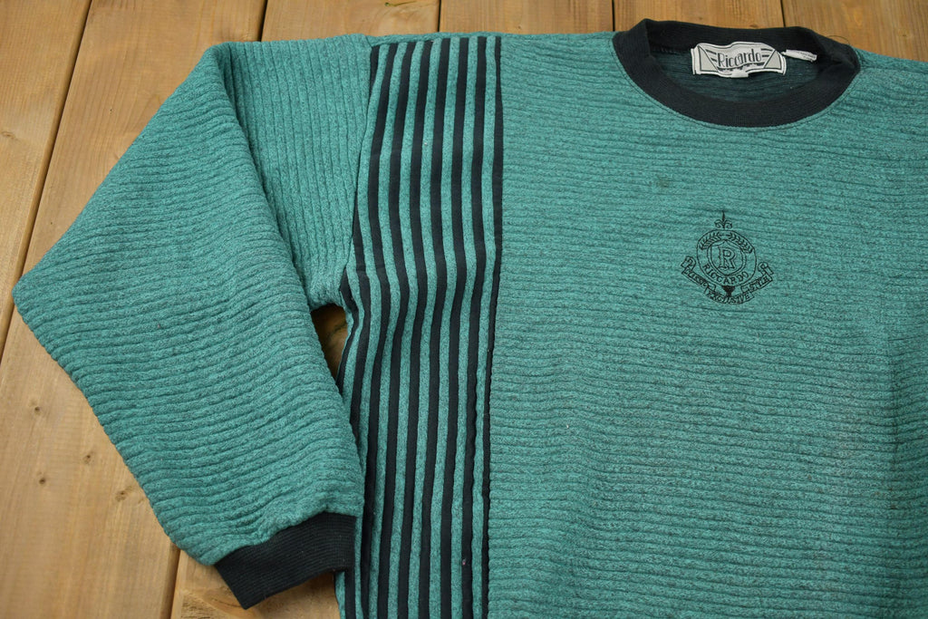 Vintage 1980s Ricardo Knit Crewneck Sweater