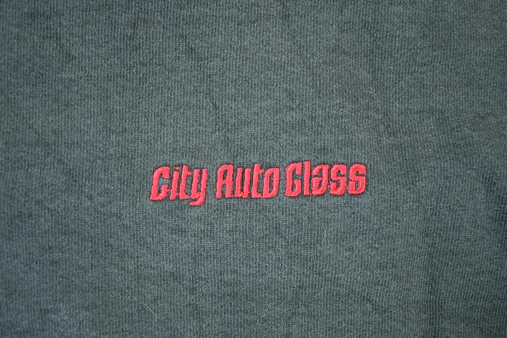 Vintage 1990s City Auto Glass Souvenir Heavyweight Crewneck Sweatshirt Made In USA
