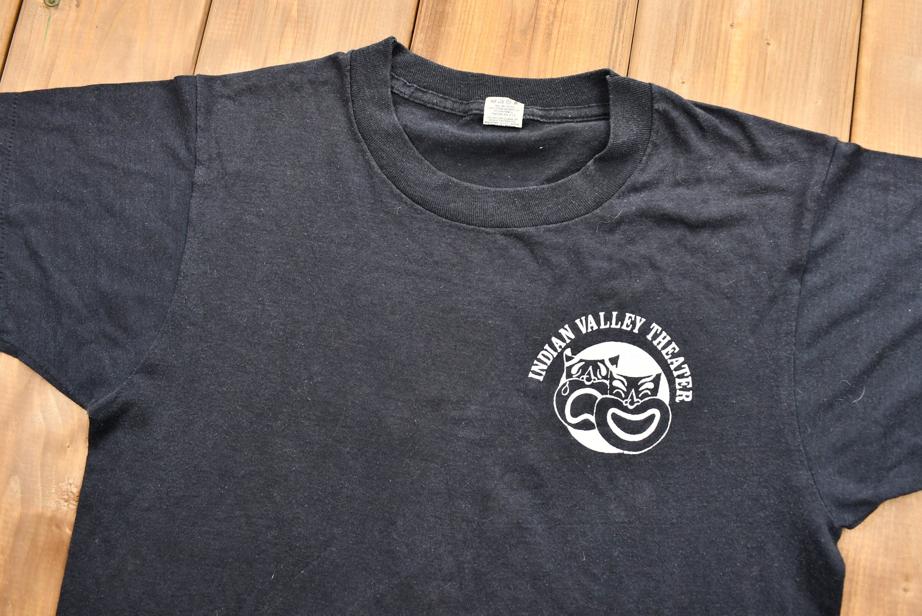 Vintage 1980s Indian Valley Theatre Group Drama T-Shirt