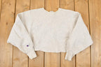 Vintage Y2K Champion Reverse Weave Cropped Crewneck Sweatshirt Womens Cropped M