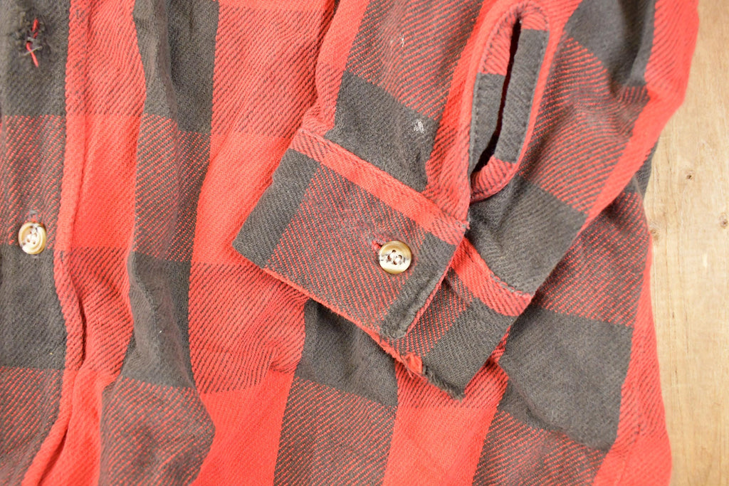 Vintage 1990s Dee Cee Plaid Button Up Shirt Men's L