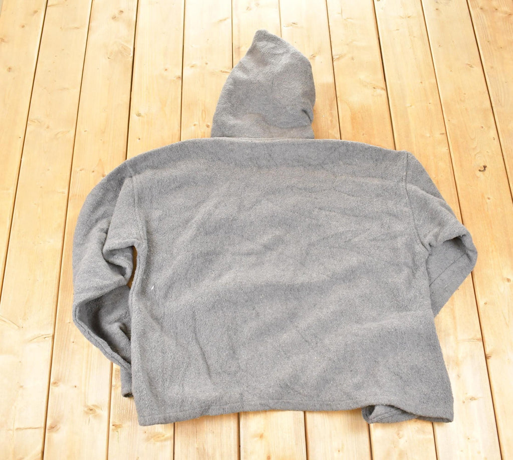 Vintage 1990s Earth Ragz Fleece Outdoorsman Hoodie Sweater Men's XXL
