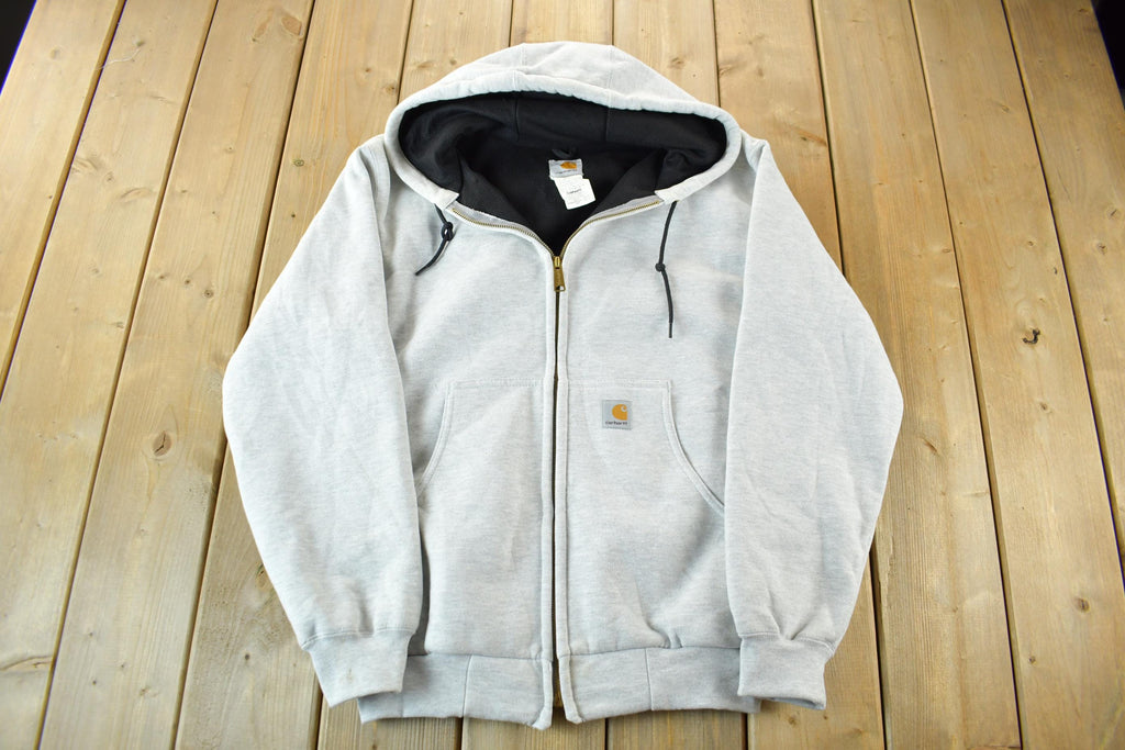 Vintage 1990s Carhartt Zip Up Thermal Hoodie