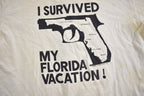 Vintage 1993 "I Survived My Florida Vacation" Souvenir T Shirt