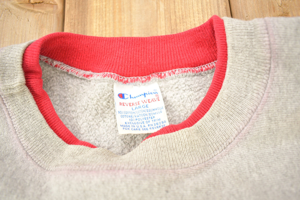 Vintage 1990s Champion Reverse Weave Embroidered Crewneck Sweatshirt