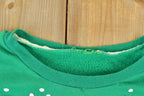 Vintage 1980s Christmas AOP Cute Crewneck Sweater