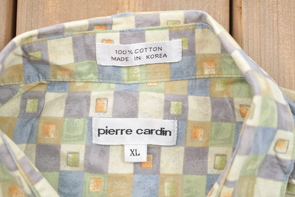 Vintage 1990s Pierre Cardin Button Up Shirt