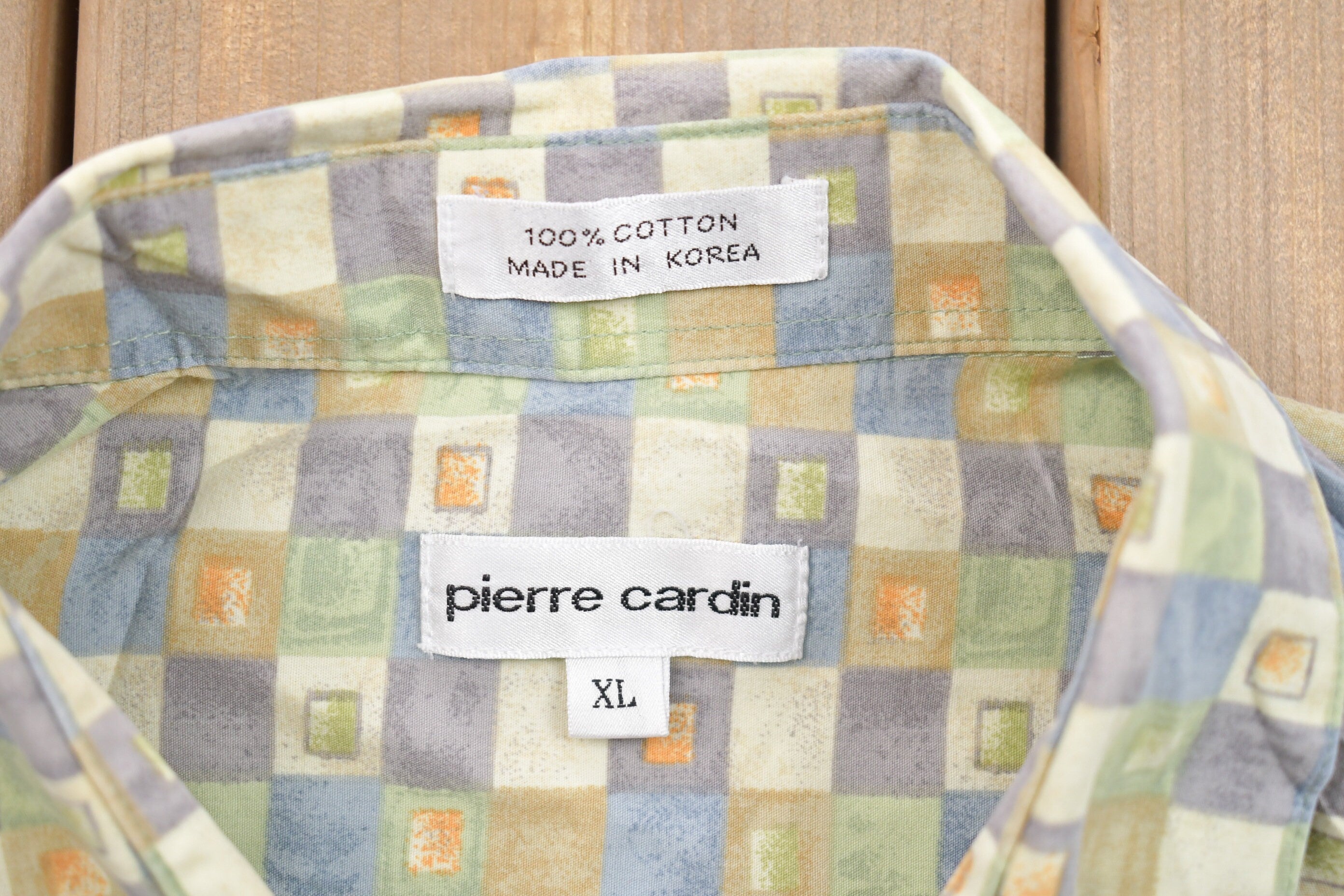 Vintage 1990s Pierre Cardin Button Up Shirt
